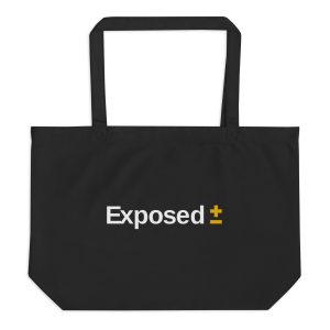 Large organic tote bag