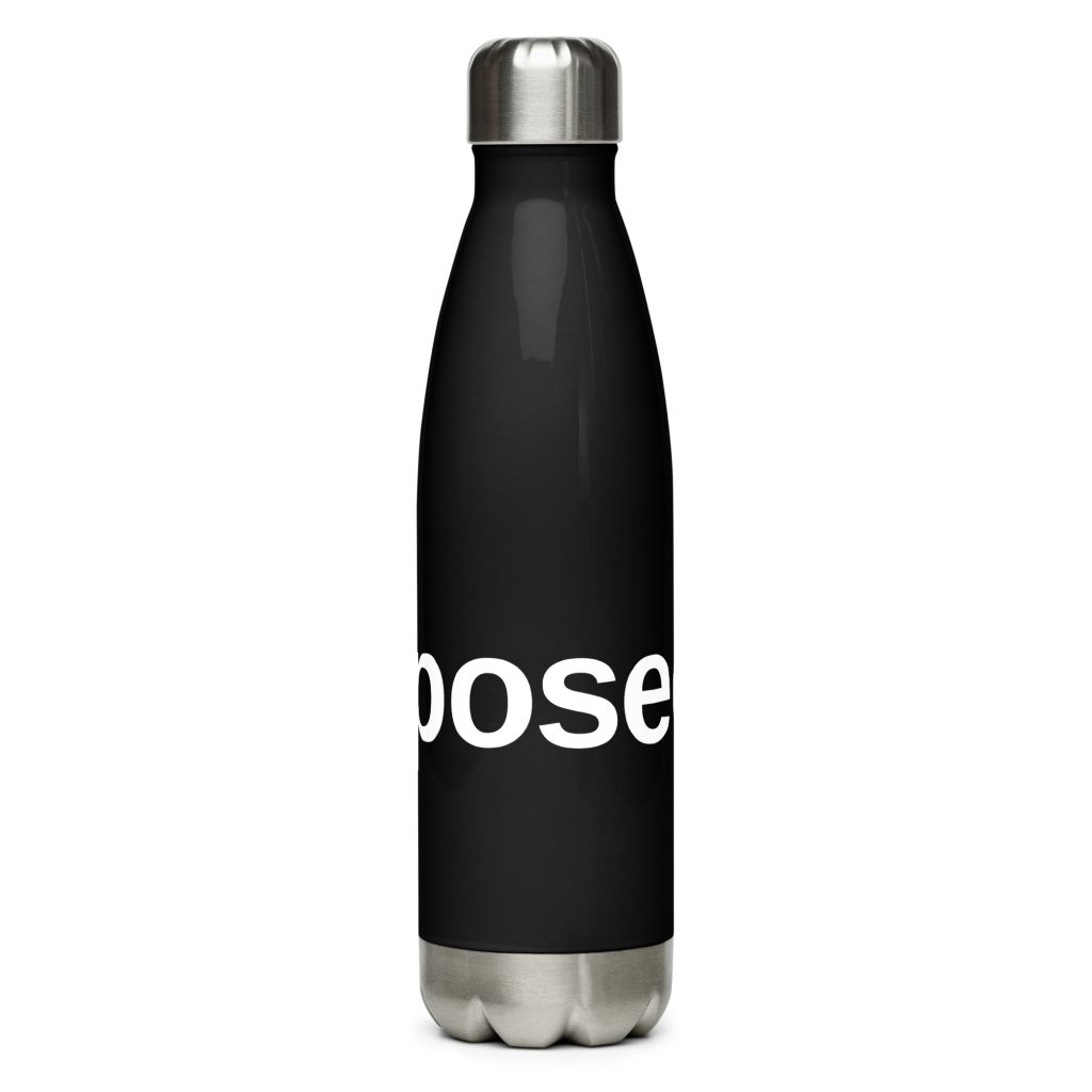 Stainless steel water bottle