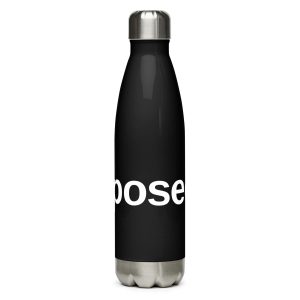 Stainless steel water bottle